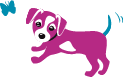 Leading Paws Logo | Dog Walking & Training Academy
